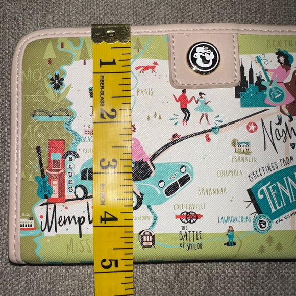 NWOT Spartina 449 Daufuskie Island Snap Close Wallet Tennessee Memphis Nashville - Picture 6 of 6
